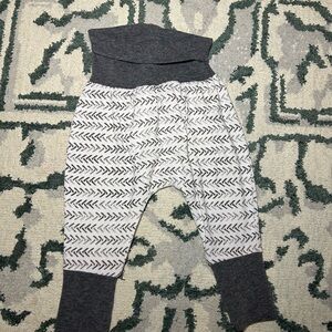 Tag Gray and White Baby Pants